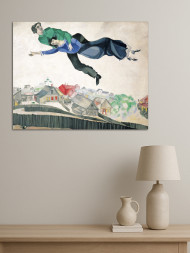 Постер на холсте "Шагал – Над городом"