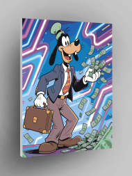 Raqamlar bo‘yicha rasm &quot;Pul bilan Gufi&quot;