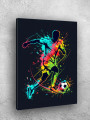 Holstga bosilgan poster &amp;quot;Neon futbol driblingi&amp;quot;
