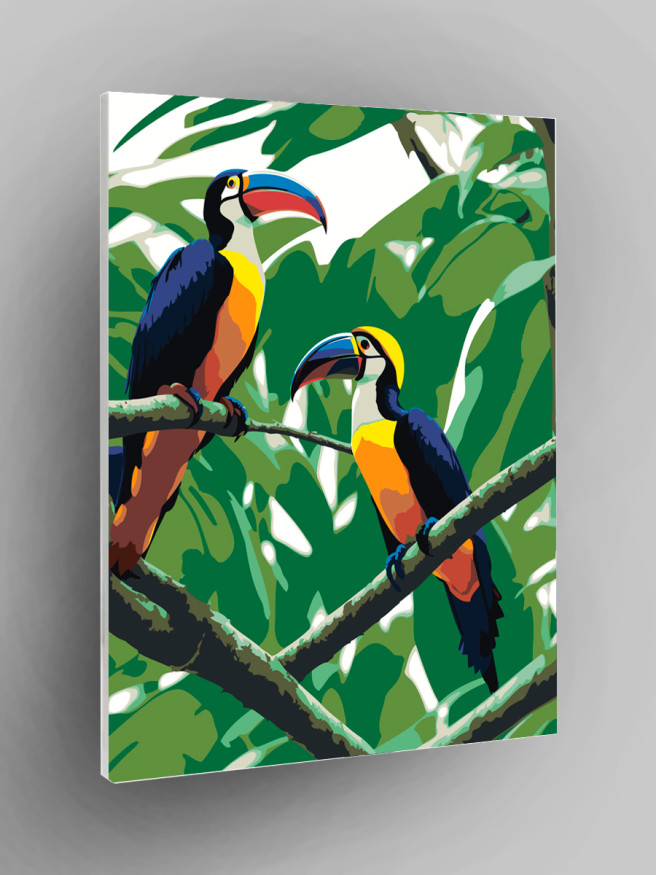 Raqamlar bo&amp;#039;yicha rasm &amp;quot;Changalzordagi kakadular&amp;quot;