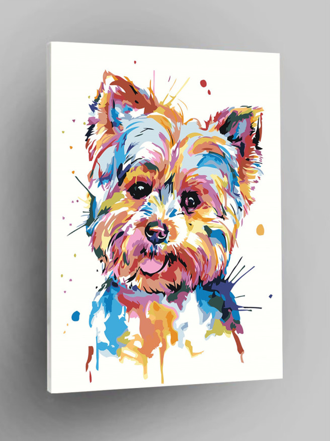 Raqamlar bo&amp;#039;yicha rasm &amp;quot;Yoqimli it&amp;quot;