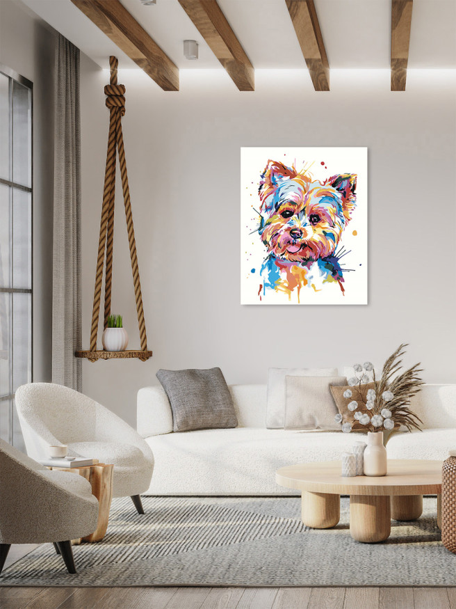 Raqamlar bo&amp;#039;yicha rasm &amp;quot;Yoqimli it&amp;quot;