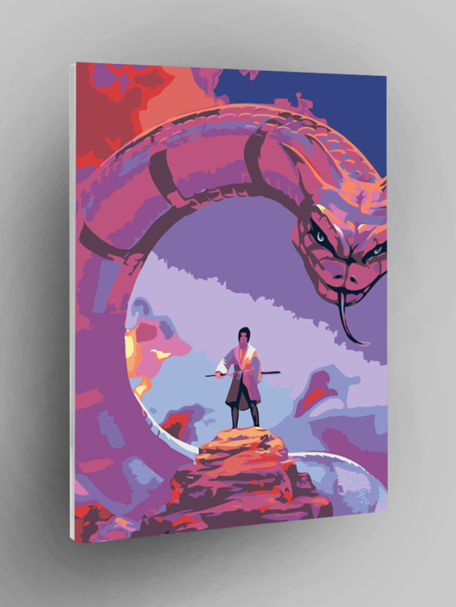 Raqamlar bo&amp;#039;yicha rasm &amp;quot;Uchixa Saske&amp;quot;