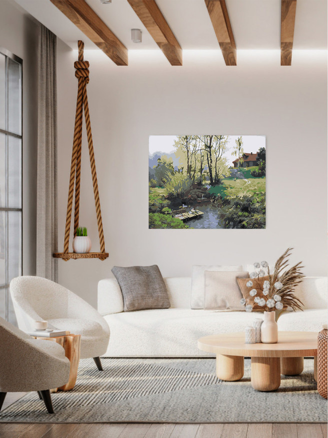 Raqamlar bo&amp;#039;yicha rasm &amp;quot;Rang-barang tabiat&amp;quot;