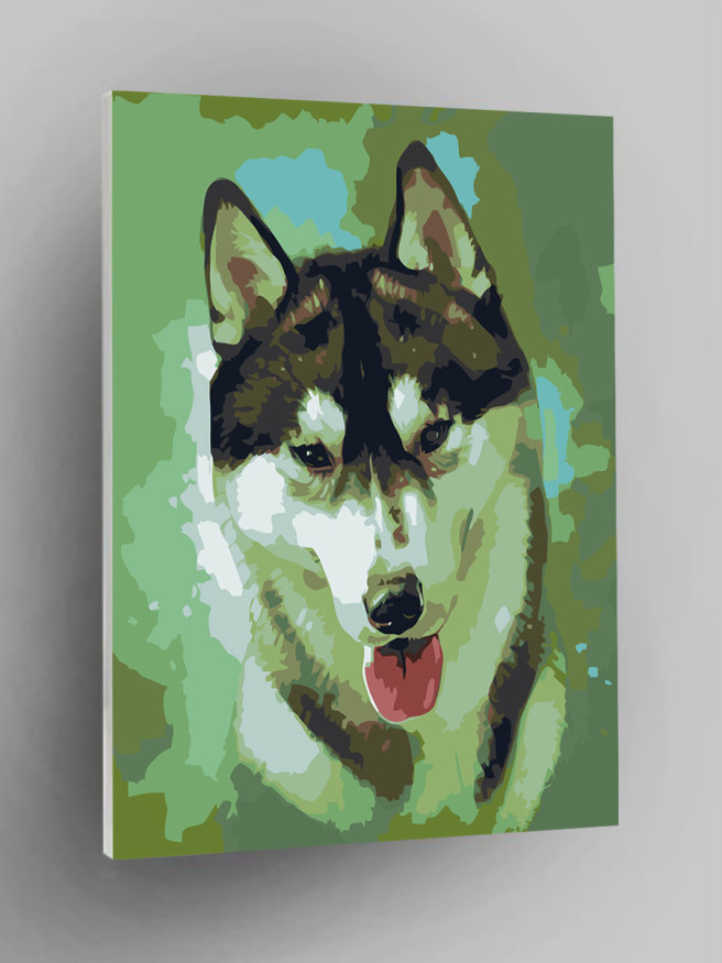 Raqamlar bo&amp;#039;yicha rasm &amp;quot;Mehribon it&amp;quot;