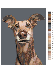 Raqamlar bo&#039;yicha rasm &quot;It&quot;