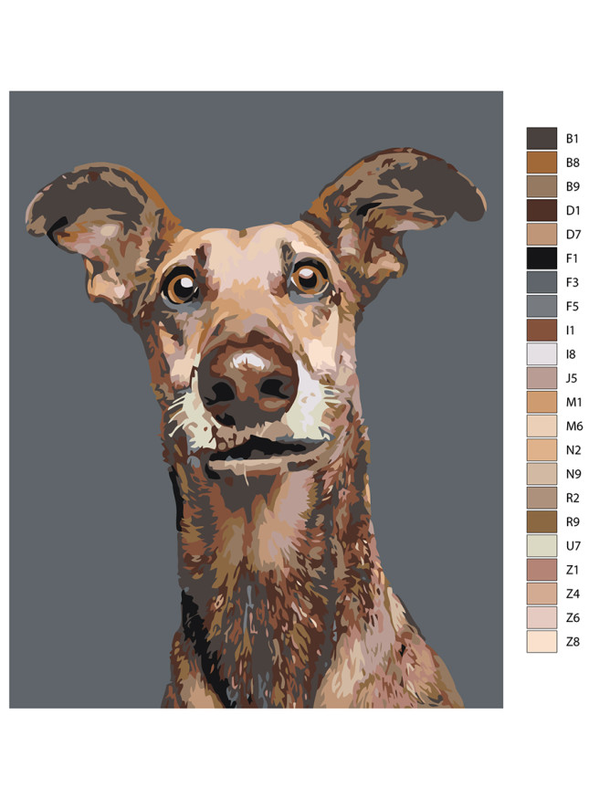 Raqamlar bo&amp;#039;yicha rasm &amp;quot;It&amp;quot;