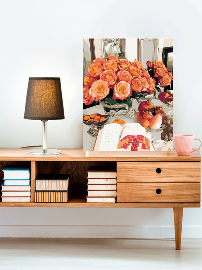 Картина по номерам &amp;quot;Красивый стол&amp;quot;