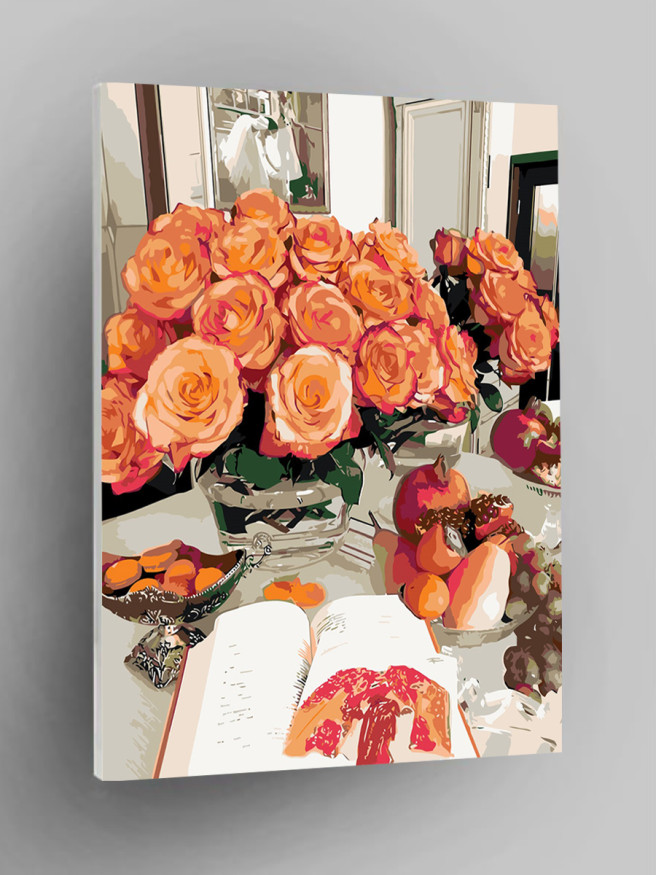 Картина по номерам &amp;quot;Красивый стол&amp;quot;