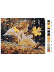 Картина по номерам &amp;quot;Мальчик-ангел&amp;quot;