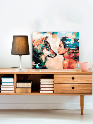 Raqamlar bo&#039;yicha rasm &quot;Bo&#039;ri va qiz&quot;