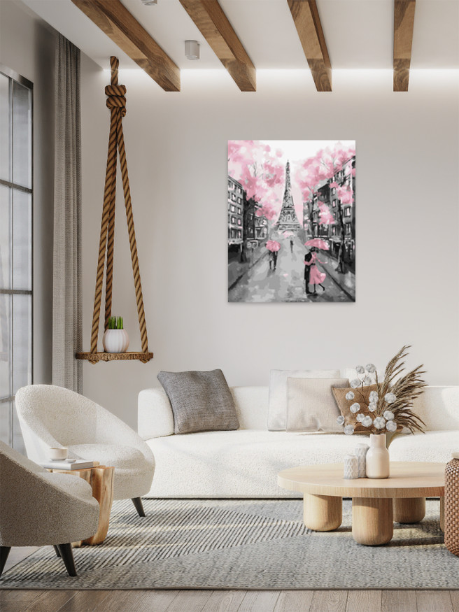 Картина по номерам &amp;quot;Пары в Париже&amp;quot;