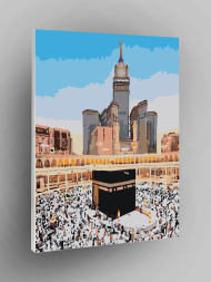 Raqamlar bo&#039;yicha rasm &quot;Ka&#039;ba&quot;