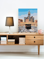 Raqamlar bo&#039;yicha rasm &quot;Ka&#039;ba&quot;