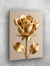 Постер на холсте &amp;quot;Золотая роза&amp;quot;
