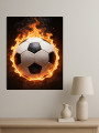 Holstga bosilgan poster &amp;quot;Olovli futbol to‘pi&amp;quot;