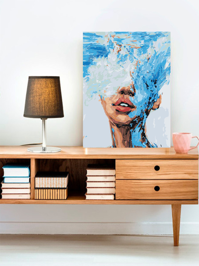 Raqamlar bo&amp;#039;yicha rasm &amp;quot;To&amp;#039;lqinli qiz&amp;quot;