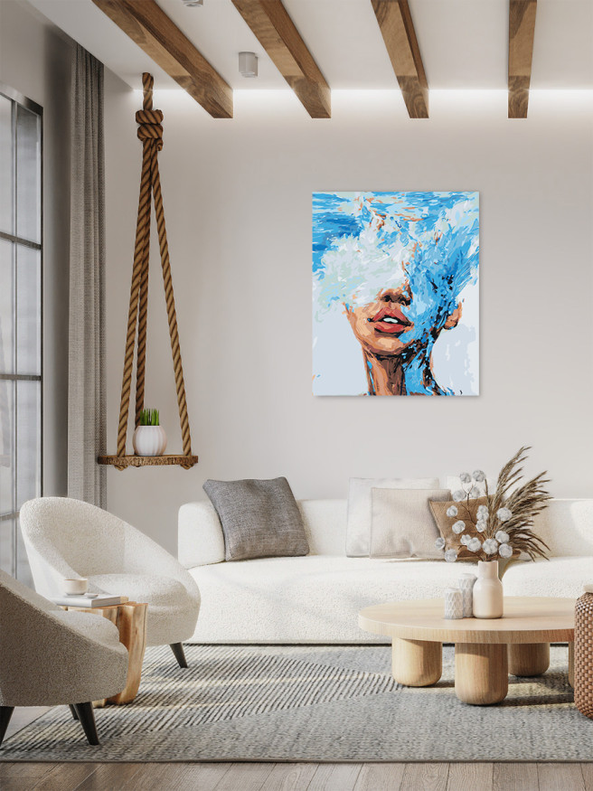 Raqamlar bo&amp;#039;yicha rasm &amp;quot;To&amp;#039;lqinli qiz&amp;quot;