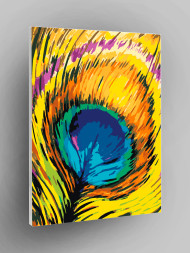 Raqamlar bo&#039;yicha rasm &quot;Tovus pati&quot;