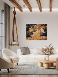 Raqamlar bo&#039;yicha rasm &quot;Qiz farishta&quot;