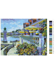 Raqamlar bo&#039;yicha rasm &quot;Arxitektura&quot;