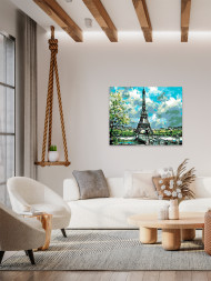 Картина по номерам &amp;quot;Эйфелева Башня&amp;quot;