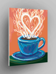 Картина по номерам &amp;quot;Пар в виде сердца&amp;quot;