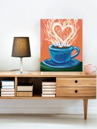 Картина по номерам &amp;quot;Пар в виде сердца&amp;quot;