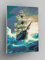 Картина по номерам &amp;quot;Корабль в море&amp;quot;