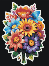 Картина по номерам &amp;quot;Букет цветов&amp;quot;