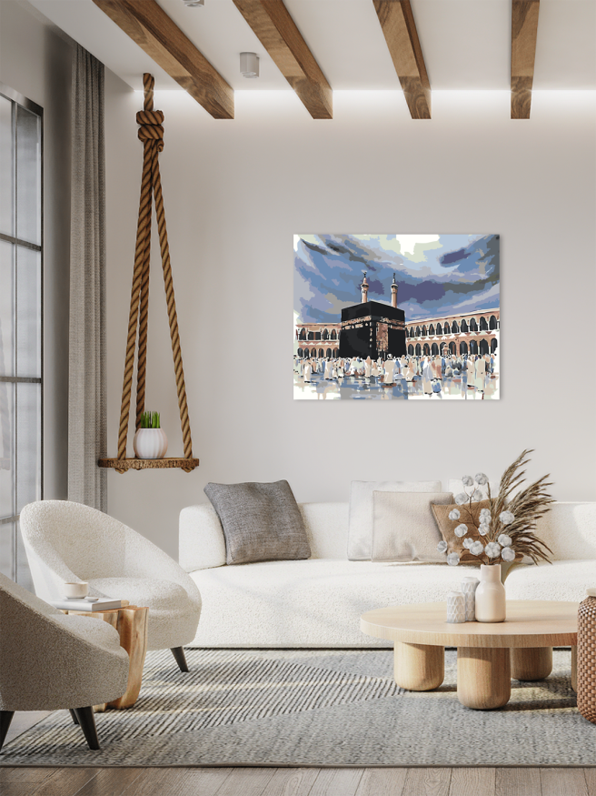 Raqamlar bo&amp;#039;yicha rasm &amp;quot;Ka&amp;#039;ba va hojilar&amp;quot;