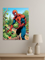 Постер на холсте &amp;quot;Человек-паук с арбузами&amp;quot;