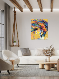 Raqamlar bo&#039;yicha rasm &quot;Yorqin qiz&quot;