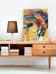 Raqamlar bo&#039;yicha rasm &quot;Yorqin qiz&quot;