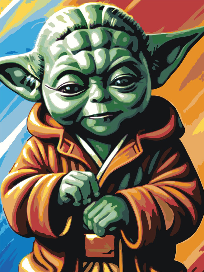 Raqamlar bo&amp;#039;yicha rasm &amp;quot;Yoda&amp;quot;