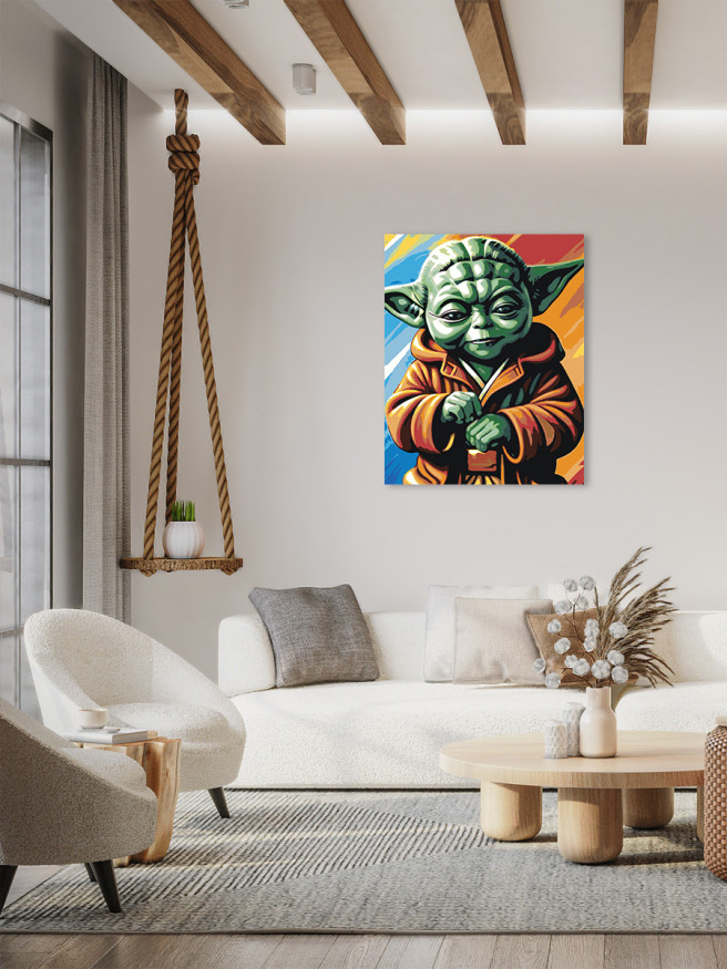 Raqamlar bo&amp;#039;yicha rasm &amp;quot;Yoda&amp;quot;