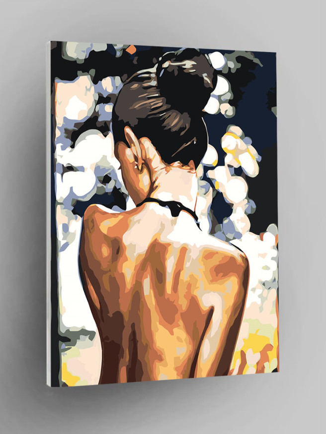 Raqamlar bo&amp;#039;yicha rasm &amp;quot;Go&amp;#039;zal orqa bilan qiz&amp;quot;