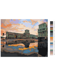 Картина по номерам &amp;quot;Элитные здания&amp;quot;