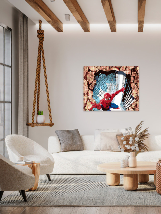 Raqamlar bo&amp;#039;yicha rasm &amp;quot;O&amp;#039;rgimchak-odam&amp;quot;