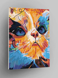 Картина по номерам &amp;quot;Рыжий кот&amp;quot;