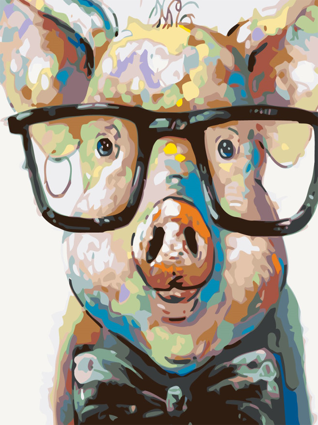 Raqamlar bo&amp;#039;yicha rasm &amp;quot;Ko&amp;#039;zoynakli cho&amp;#039;chqachilik&amp;quot;