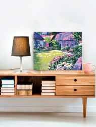 Raqamlar bo'yicha rasm "Gul bog'i"