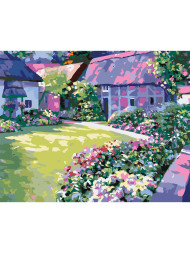 Raqamlar bo'yicha rasm "Gul bog'i"