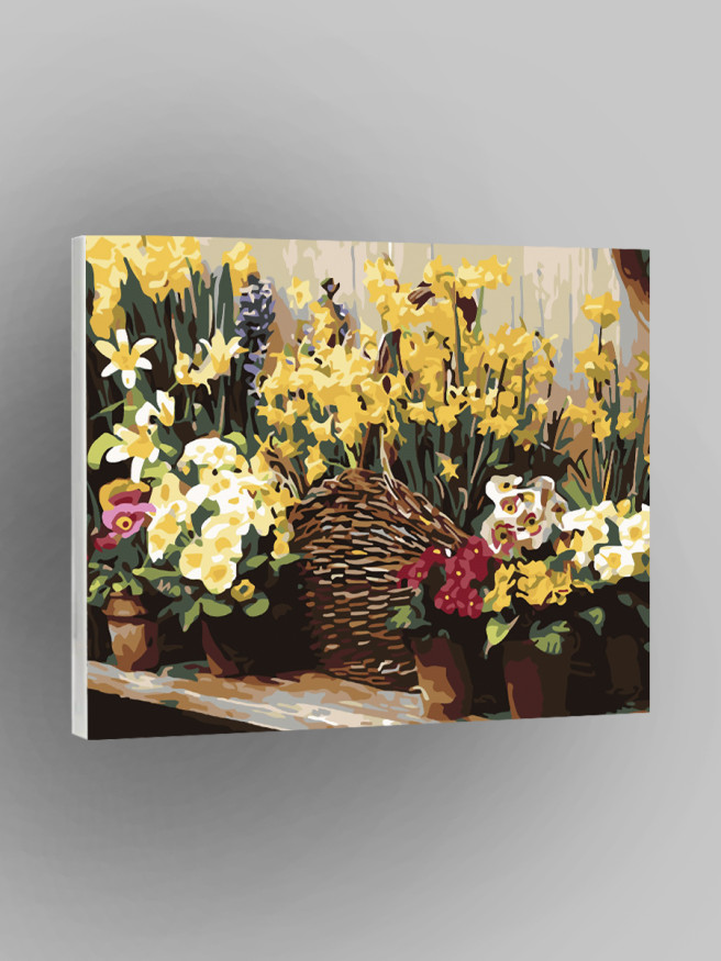 Картина по номерам &amp;quot;Красивые цветы&amp;quot;