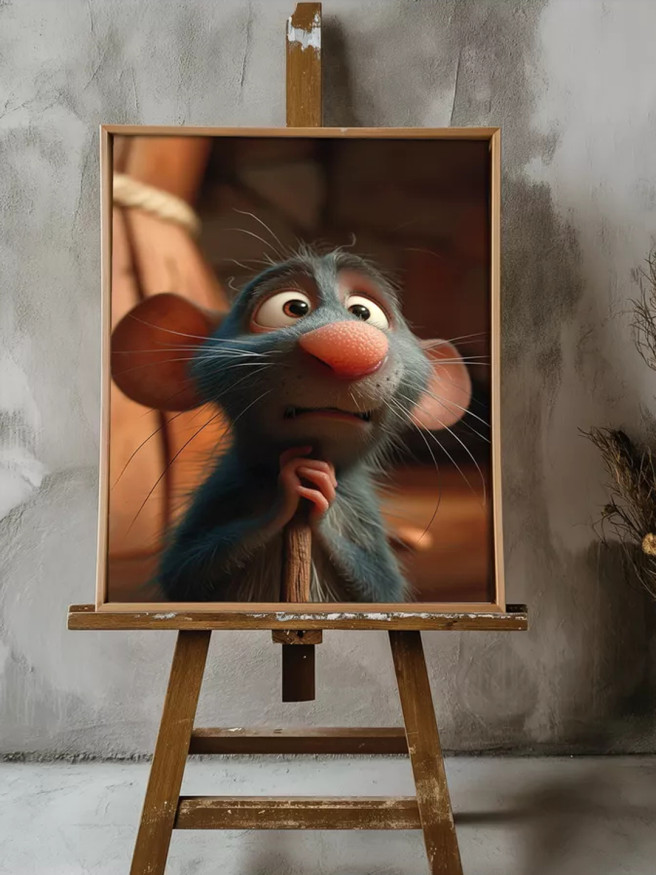 Holstga bosilgan poster &amp;quot;Remi — orzudagi oshpaz&amp;quot;