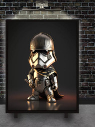 Постер на холсте &amp;quot;Металлический штурмовик&amp;quot;