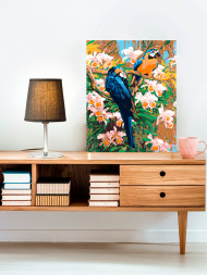 Raqamlar bo&#039;yicha rasm &quot;Moviy ara&quot;