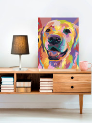 Raqamlar bo'yicha rasm "Insonning do'sti"