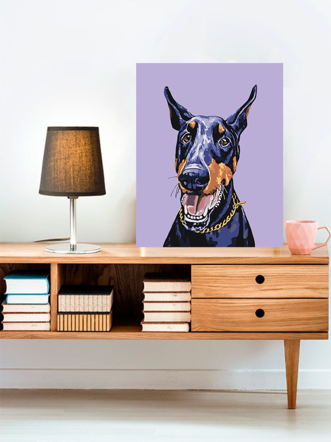 Raqamlar bo&amp;#039;yicha rasm &amp;quot;Zanjirli it&amp;quot;