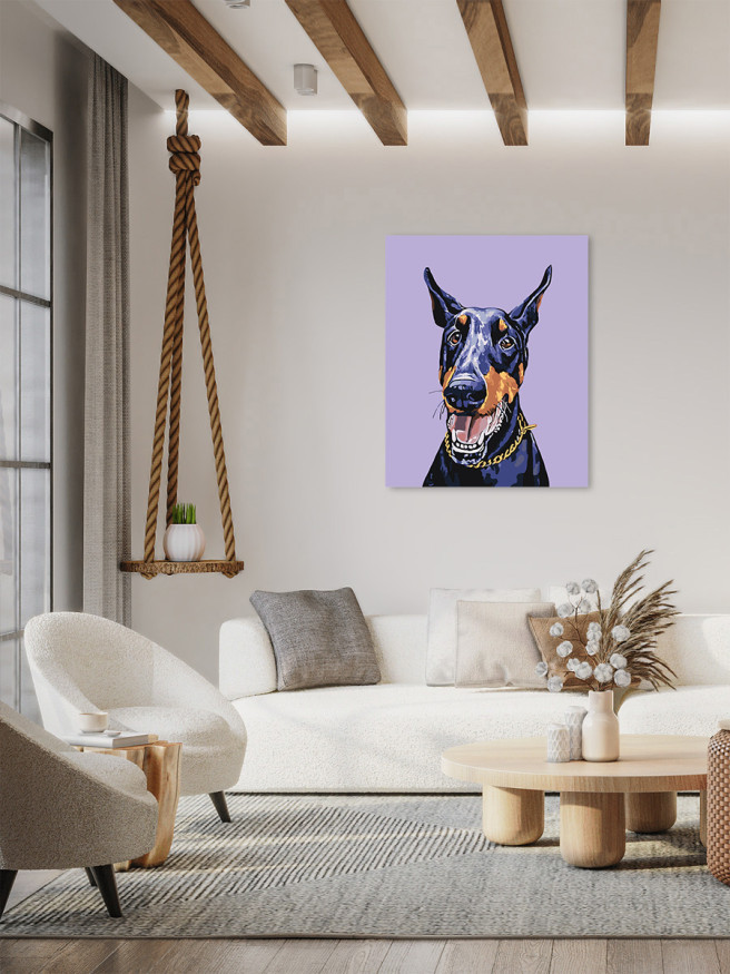 Raqamlar bo&amp;#039;yicha rasm &amp;quot;Zanjirli it&amp;quot;